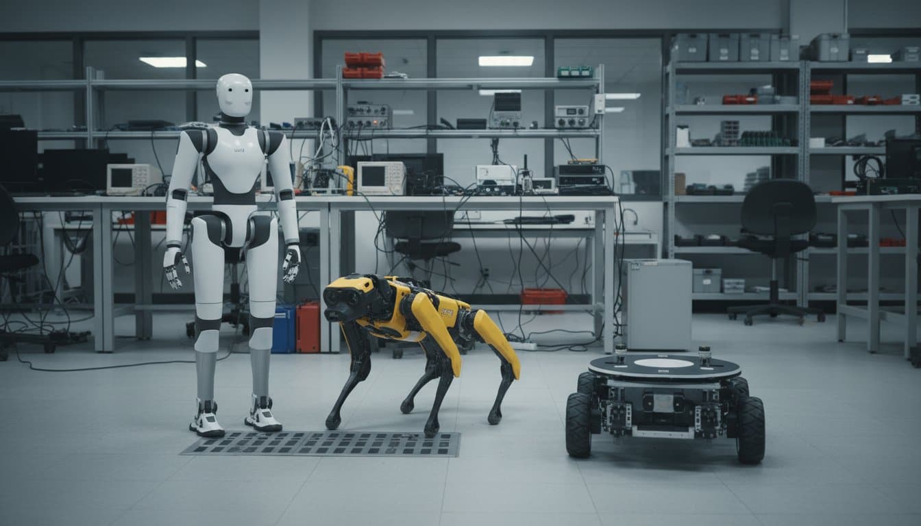 Multiple humanoid robot platforms